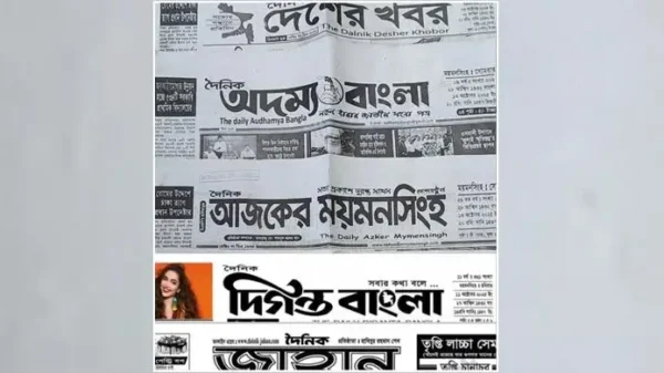 ময়মনসিংহে হুবহু একই খবর ছাপায় ১১ পত্রিকার ডিক্লারেশন বাতিল