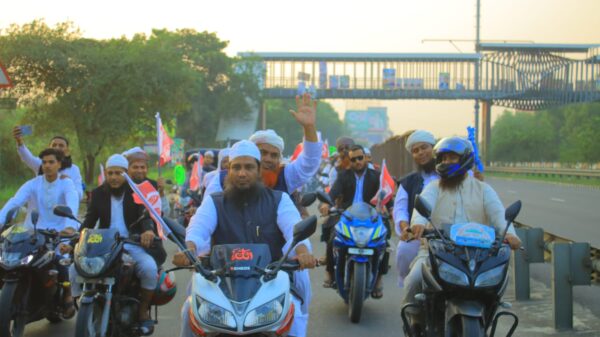 শিবচরে ইসলামী আন্দোলন বাংলাদেশের বিশাল মোটরসাইকেল শোভাযাত্রা অনুষ্ঠিত