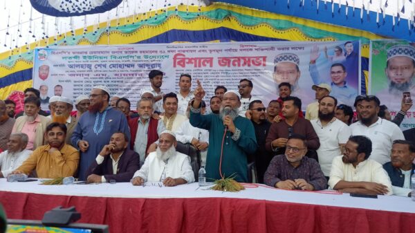 সিরাজদিখানে লতব্দী ইউনিয়ন বিএনপির উদ্যোগে জনসভা