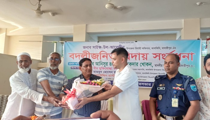 সাইফ উল আরেফীনকে জেলা প্রশাসক হিসেবে দেখতে চাই এমপি: খোকন তালুকদার