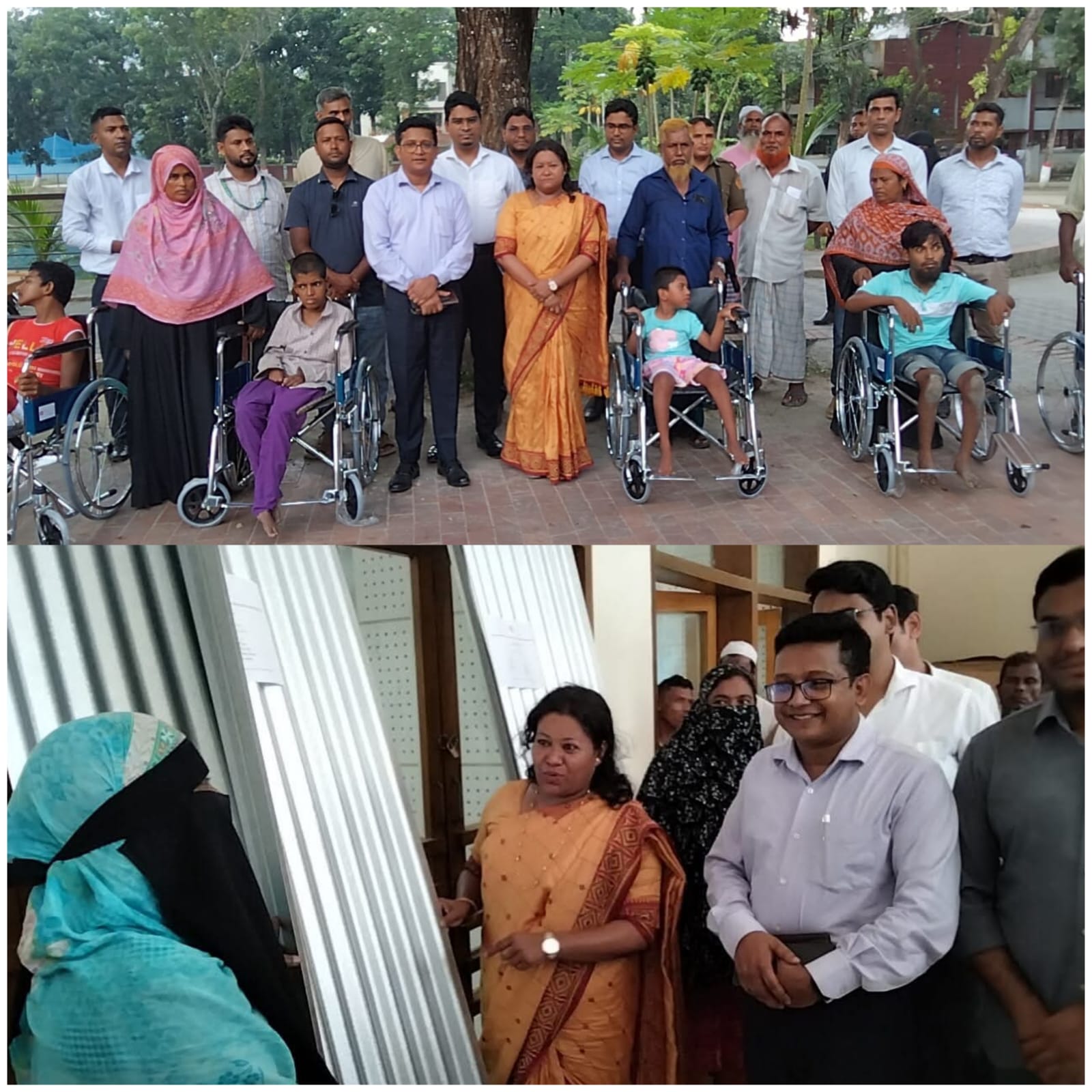 শিবচরে ১০০ প্রতিবন্ধীর পাশে প্রশাসন, সহায়তা পেল ২৭ দুস্থ পরিবার